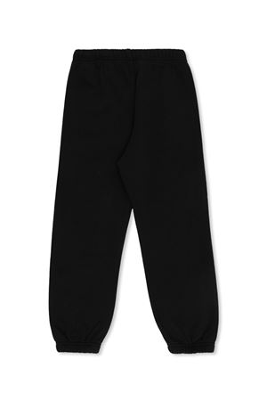 pantalone in cotone nero PALM ANGELS KIDS | PBCH008C99FLE0021003
